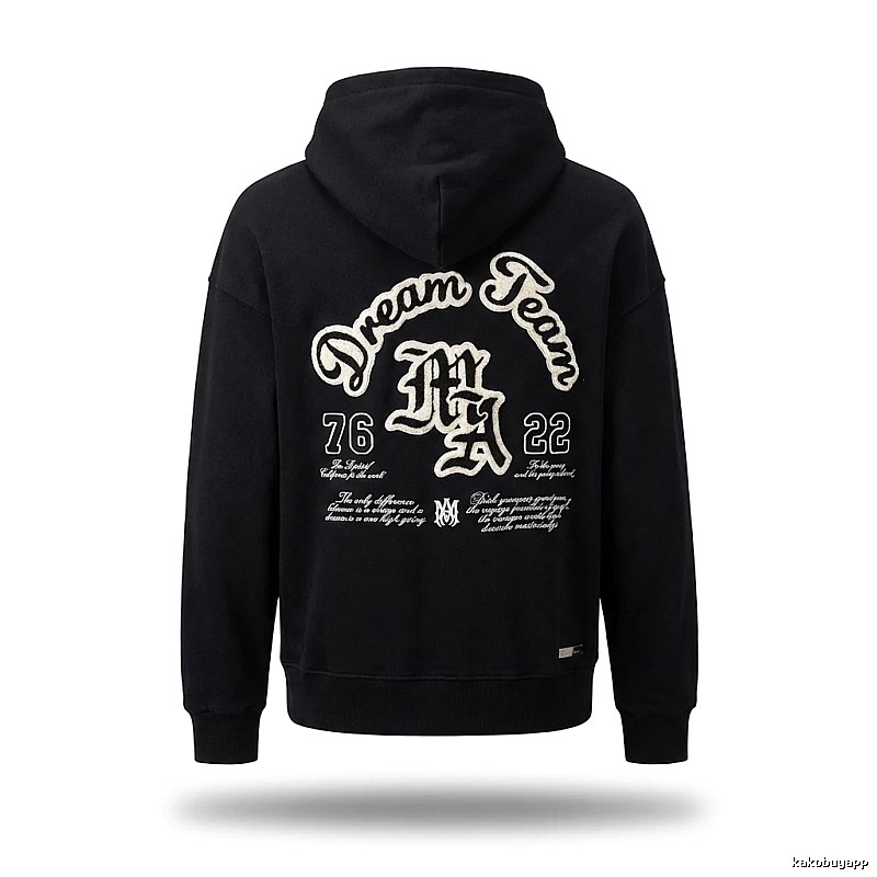 AMIRI Dream Team retro-style black sweatshirt