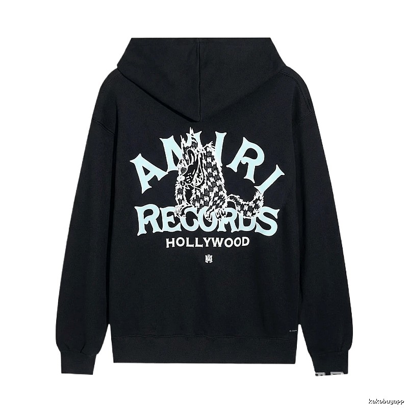 AMIRI Records Black Tide Cool Sweatshirt