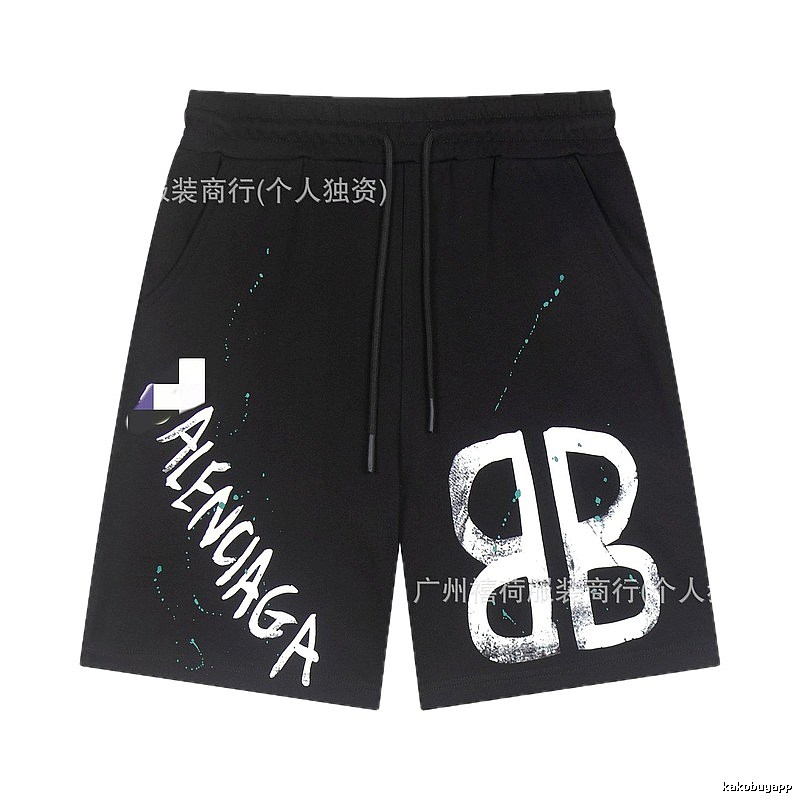 Balenciaga graffiti-style shorts