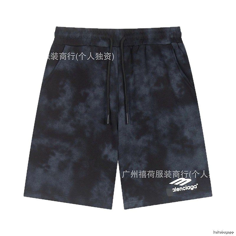Balenciaga tie-dye style shorts