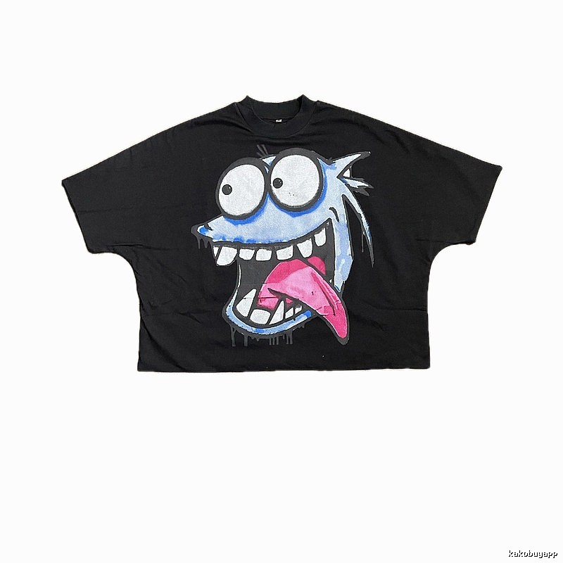 Billionaire Cartoon Trendy Brand Black T-shirt