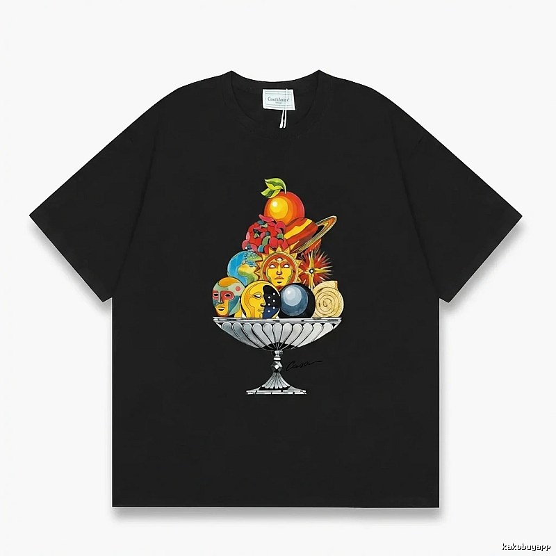 Casablanca Fruit Print Style T-shirt