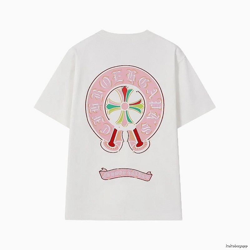 Chrome Hearts Cross Print Street Style Off-white T-Shirt