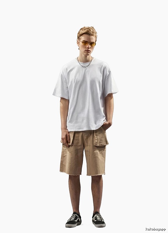 DENIM TEARS Simple Style White T-shirt