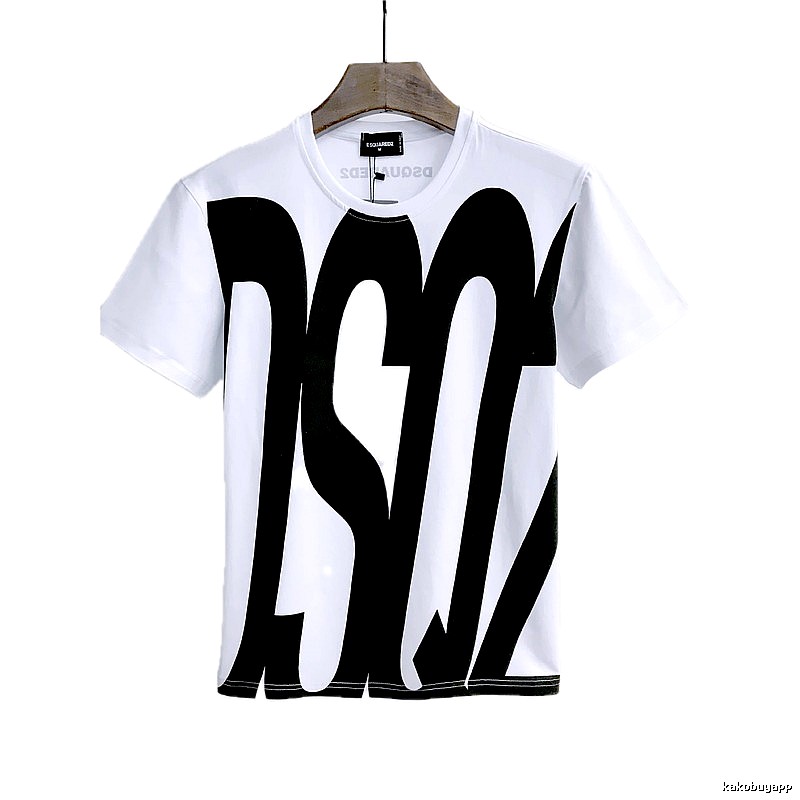 DSQUARED2 Large Letter Street Style White T-Shirt