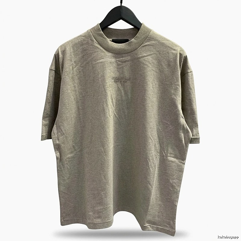 ESSENTIALS Basic Light Gray T-shirt