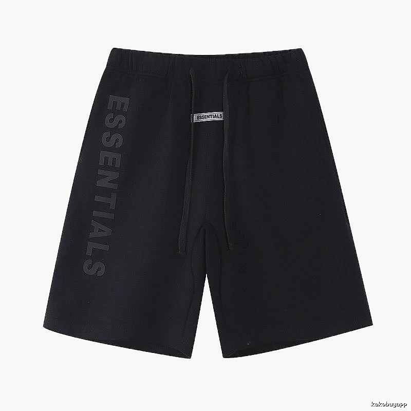 Essentials trendy and cool style black shorts