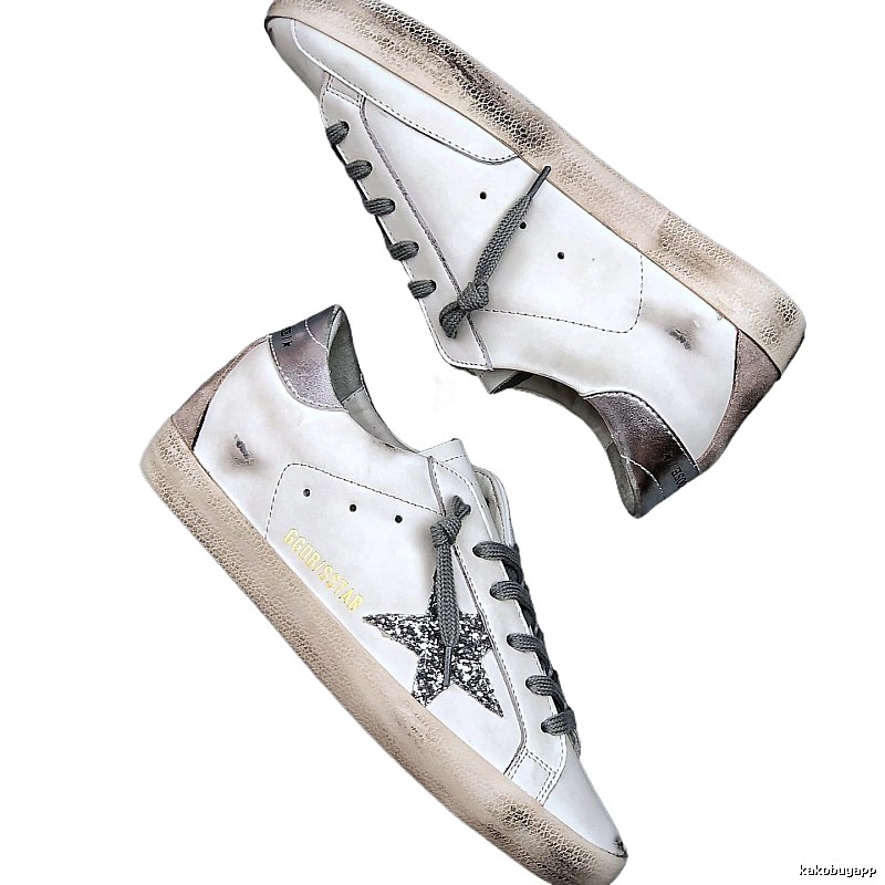 Golden Goose Dirty Star Retro Style White