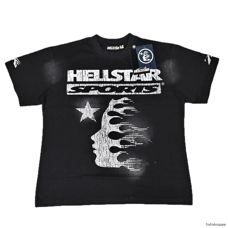 Hellstar Sports Street Style Black Short-sleeve T-shirt