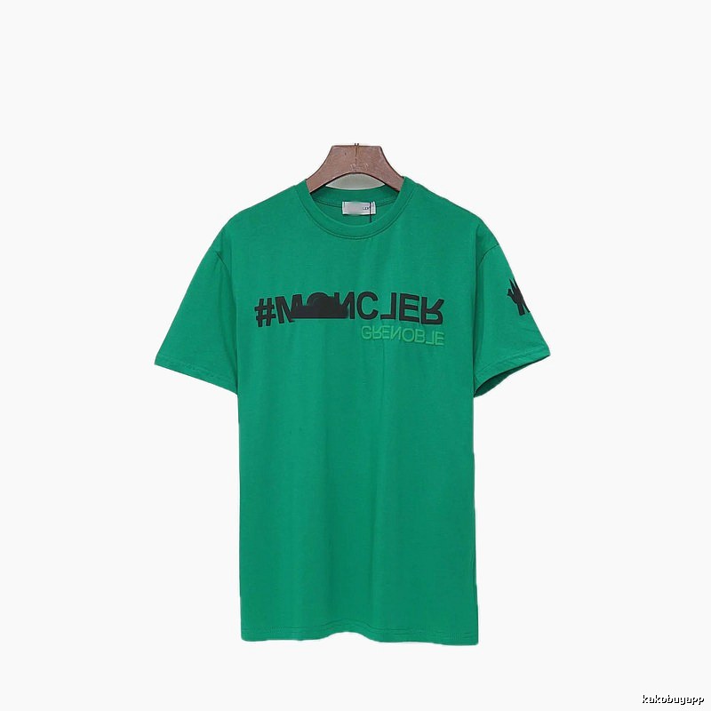 Moncler Grenoble Trendy Green Short-sleeve T-shirt