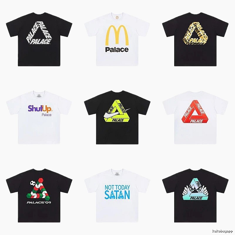 Palace Triangle Series Street Style Multicolor T-shirt