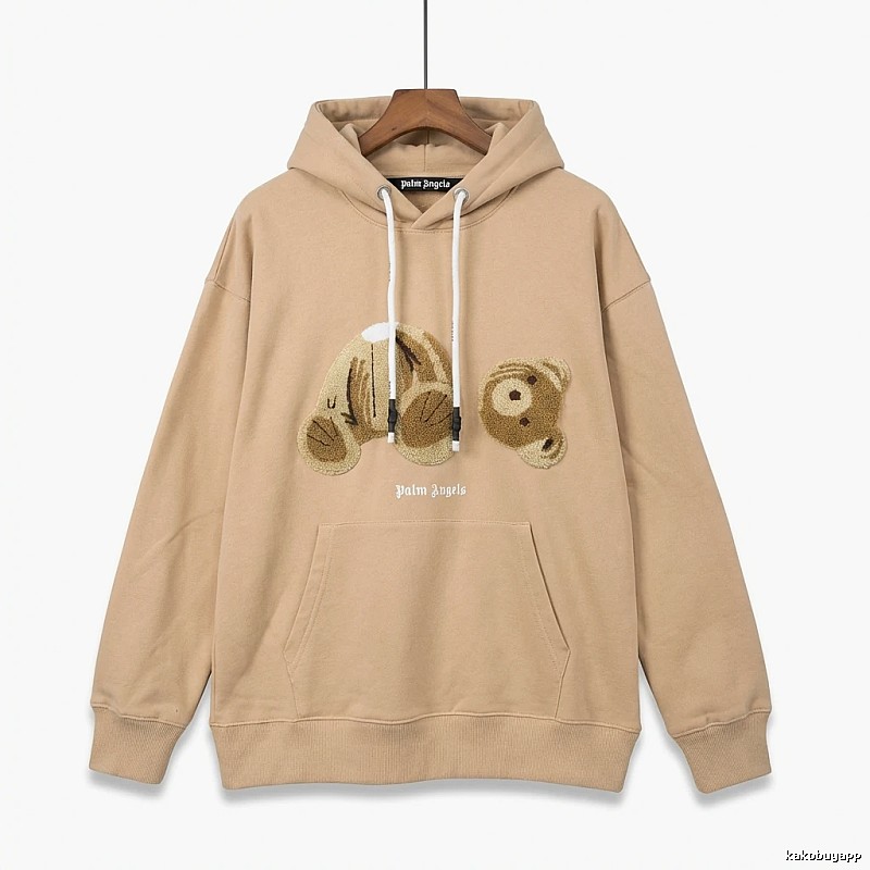 Palm Angels Bear Series Khaki Sweatshirt
