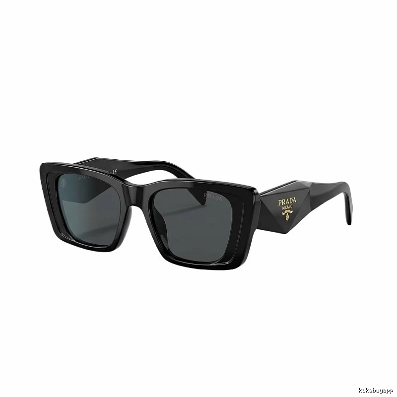 Prada Square Trendy Black Sunglasses