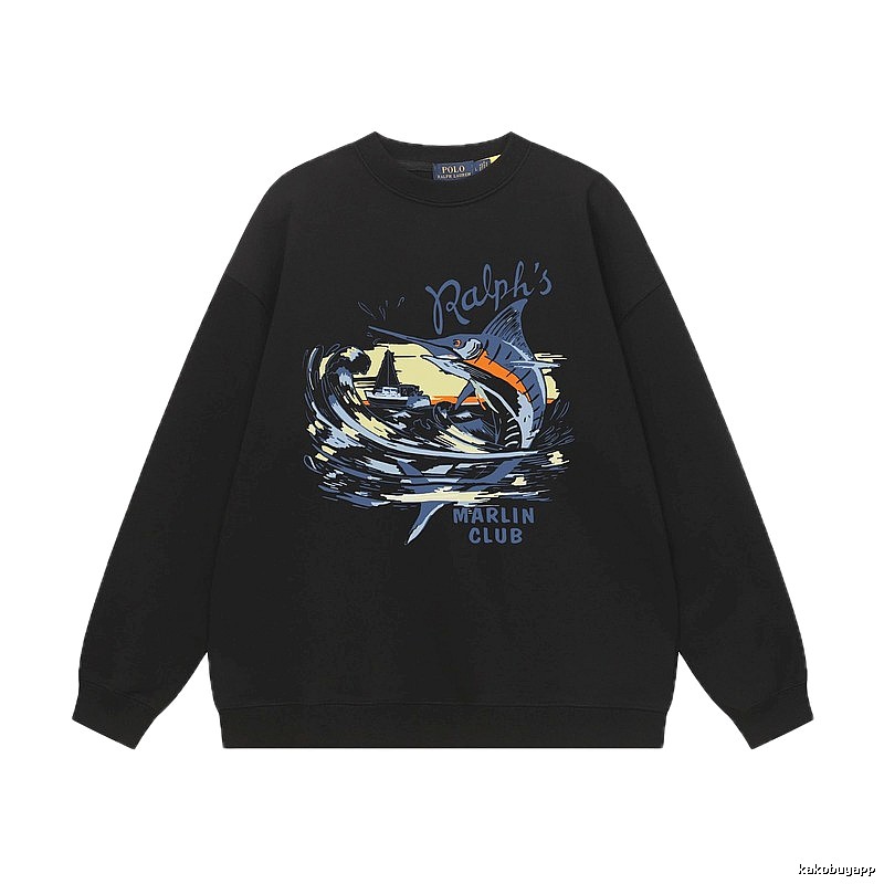 Ralph Lauren printed retro-style sweatshirt