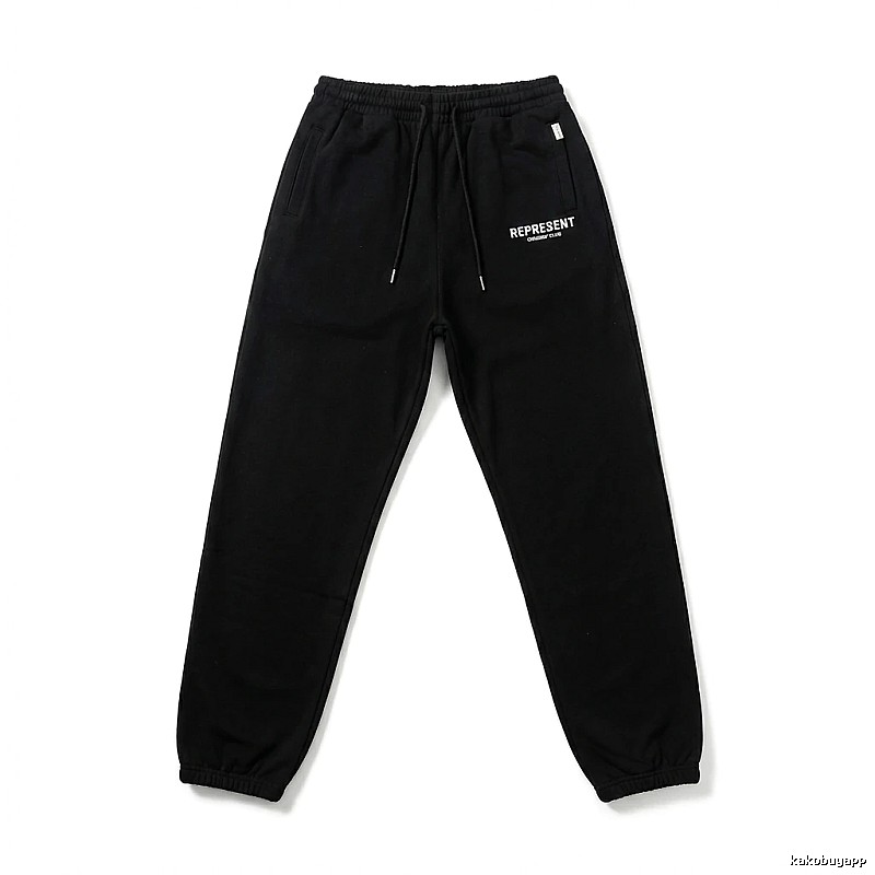 Represent Basic Style Casual Black Sweatpants