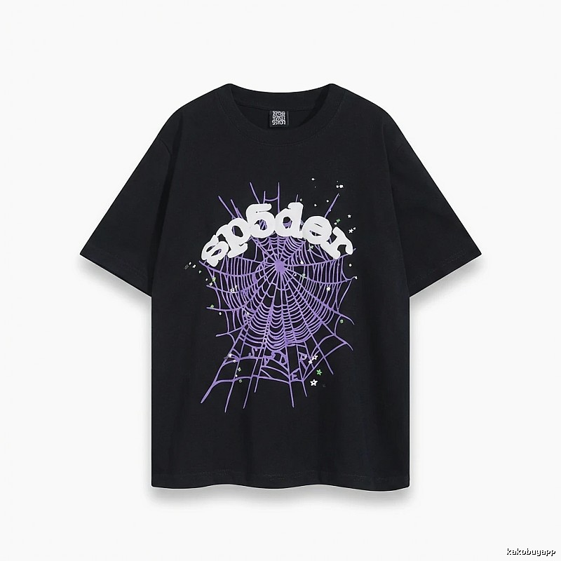 Sp5der Spider Web Dark Style T-shirt