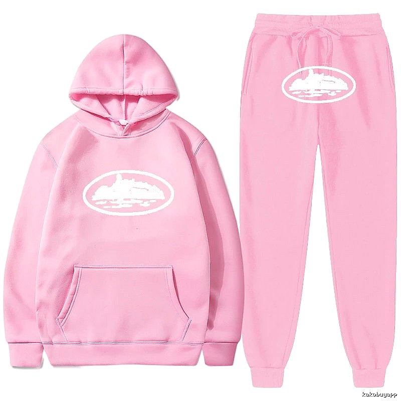 Stussy Pink Red Tracksuit Set Statement Graphic Logo
