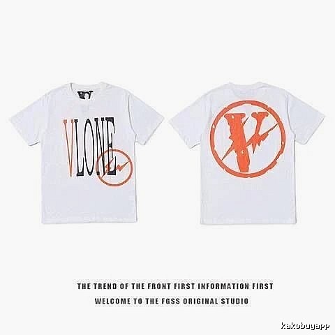 Vlone Logo Detail Logo T-shirt Black Purple Vlone with Functional Detail