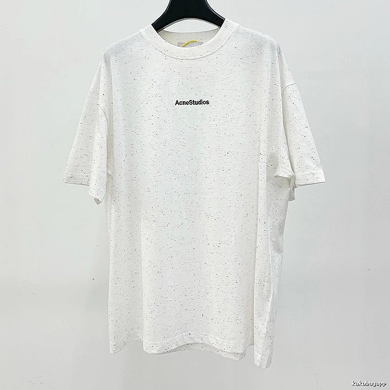 Acne Studios 2090-80 White Style Ac908054 Stockholm Logo T-Shirt Campus Look