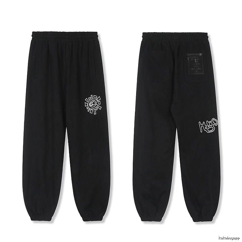 ADWYSD Printed Trendy Black Pants
