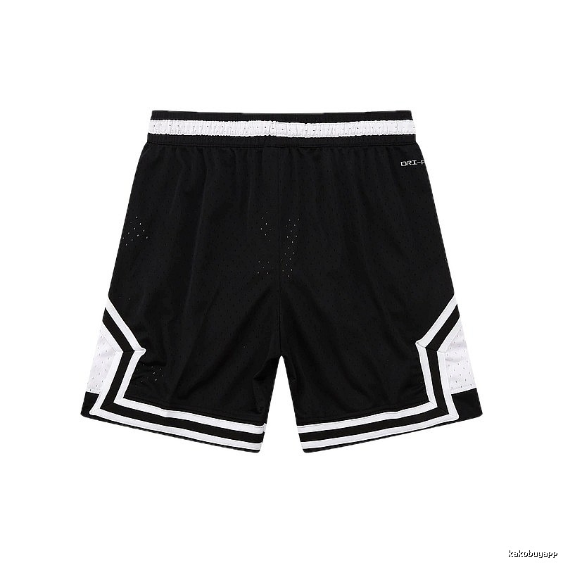 AJ Sporty Black and White Shorts