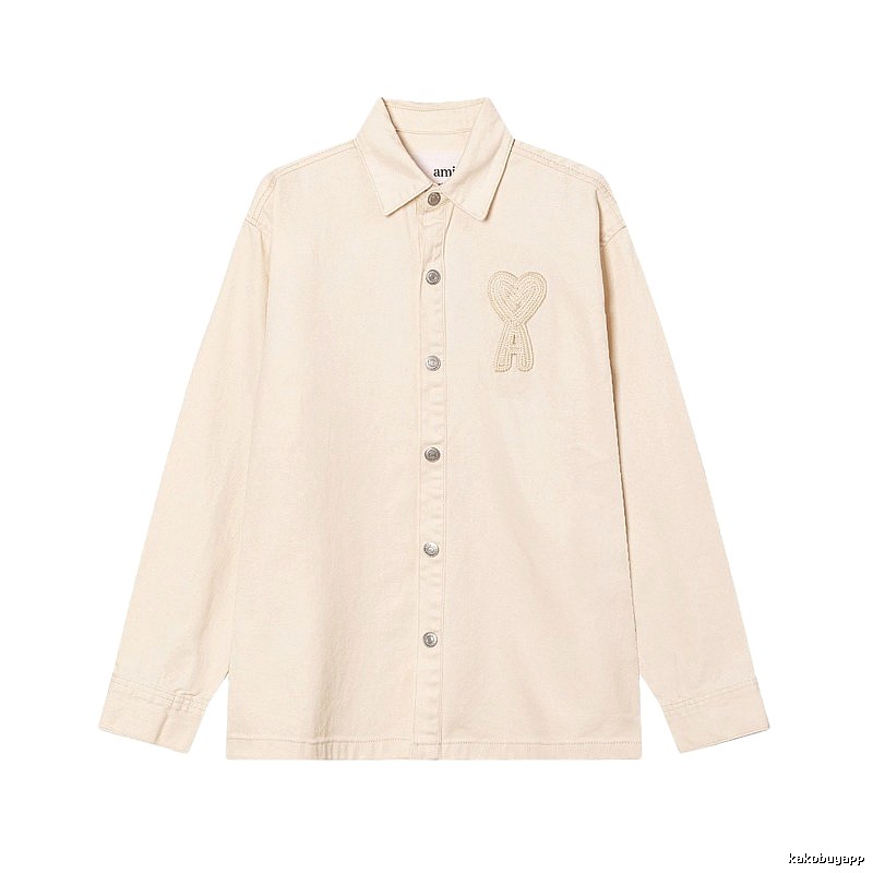 AMI Embroidered Love Style Shirt