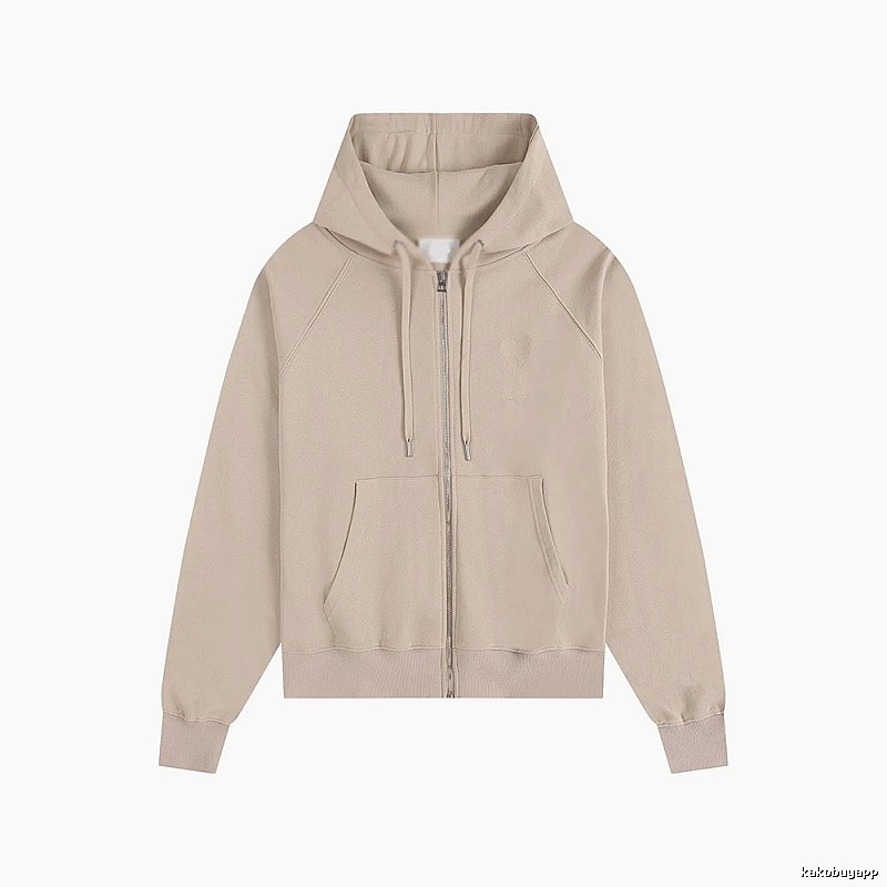 AMI Extremely Complex Style Beige Hoodie