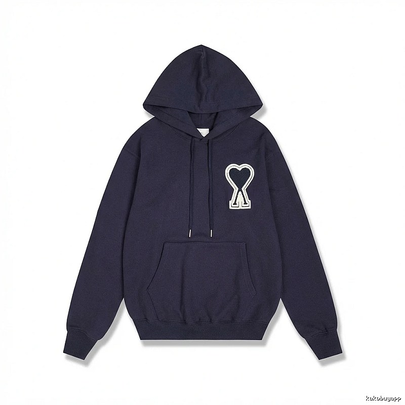 AMI Heart Pattern Hoodie