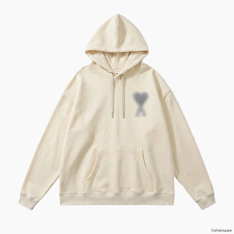 AMI Heart-shaped Minimalist Style Sweatshirt