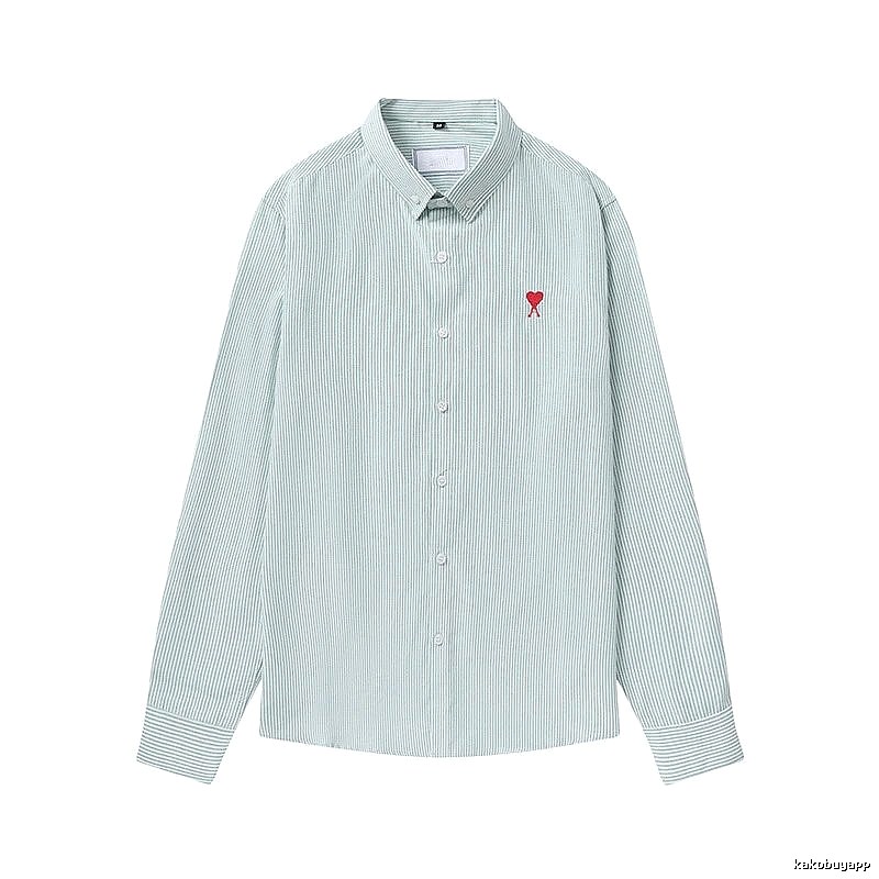AMI Heart - Shaped Stripe Shirt