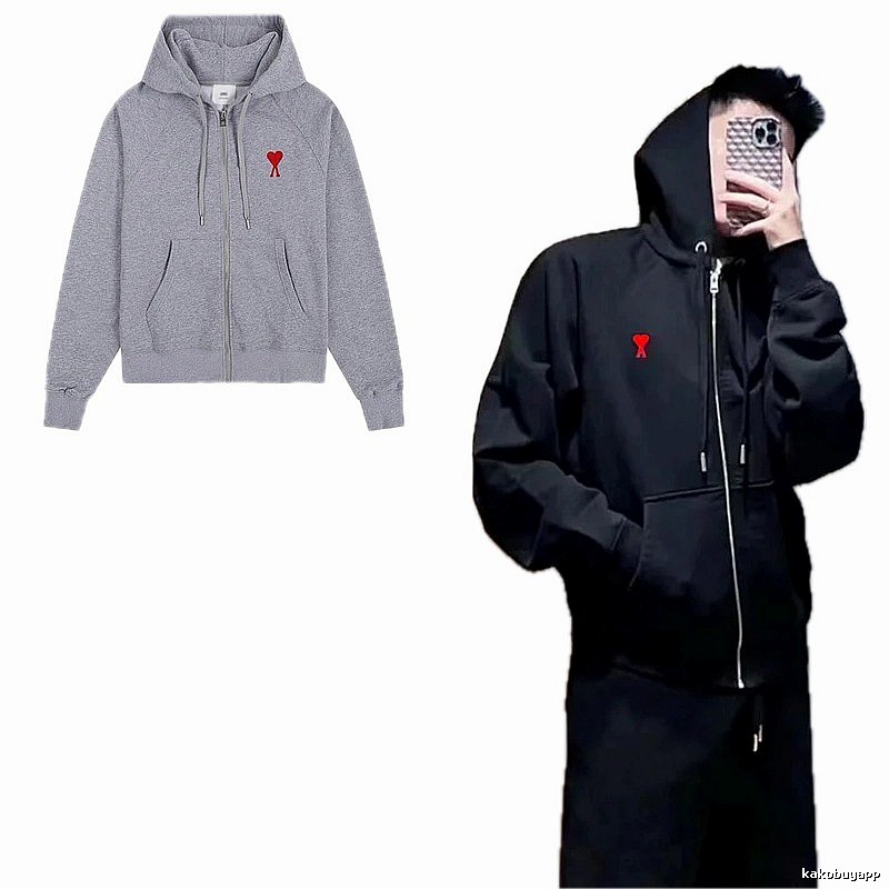 AMI Love Embroidery Trendy Brand Sweatshirt