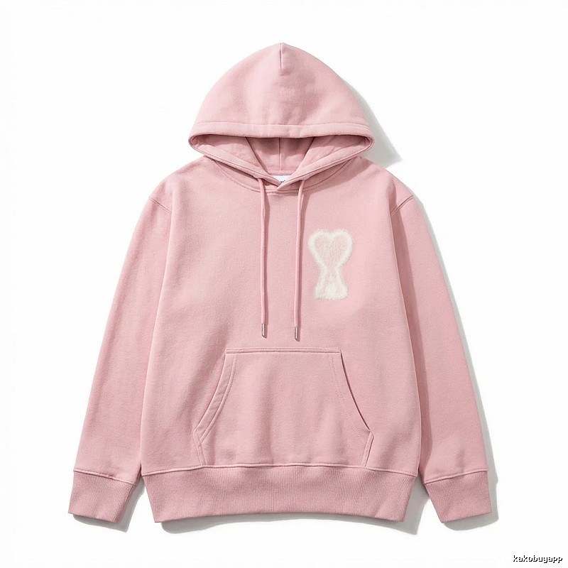 AMI Love Pink Hoodie