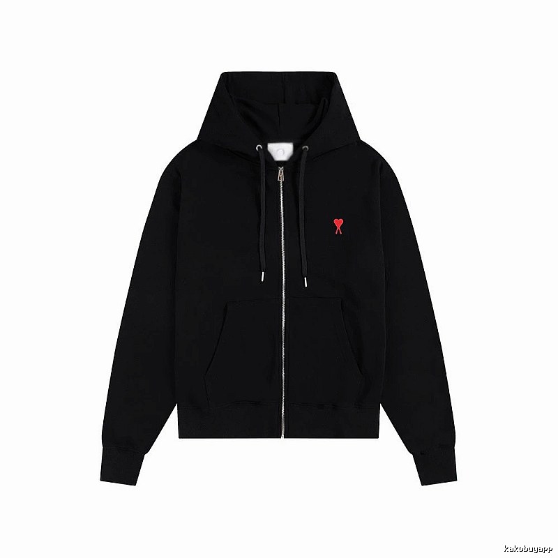 AMI Love Trend Brand Black Hoodie
