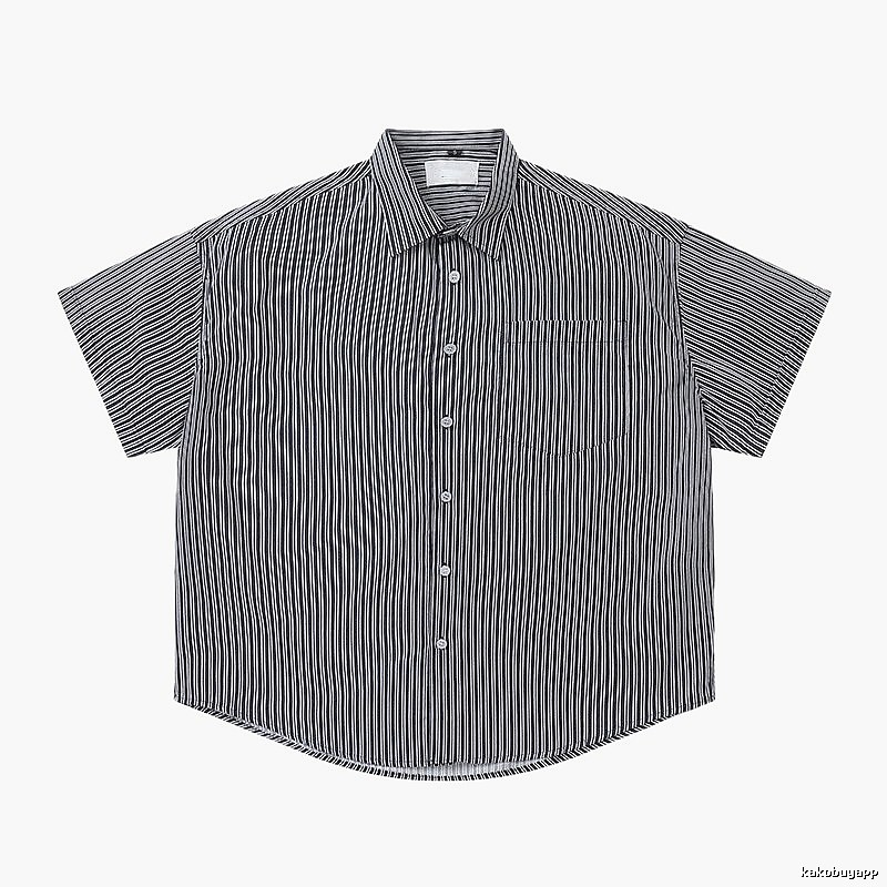 AMI striped retro-style shirt