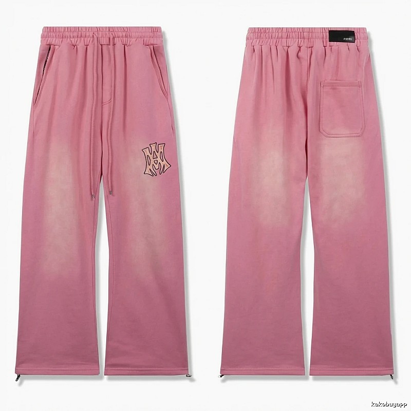 AMIRI casual style pink long trousers