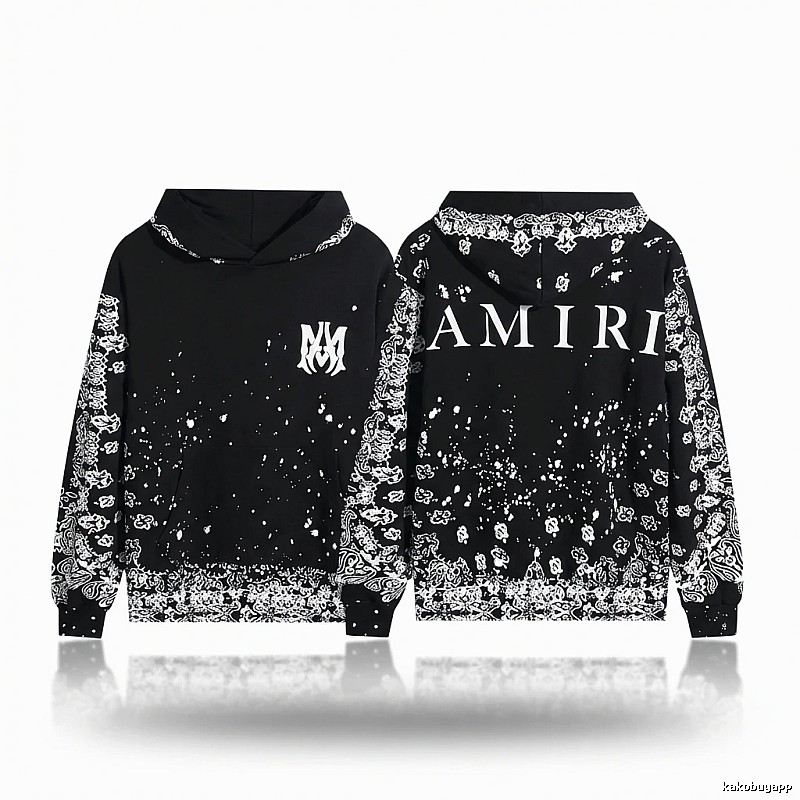 AMIRI Dark Style Cashew Flower Sweatshirt