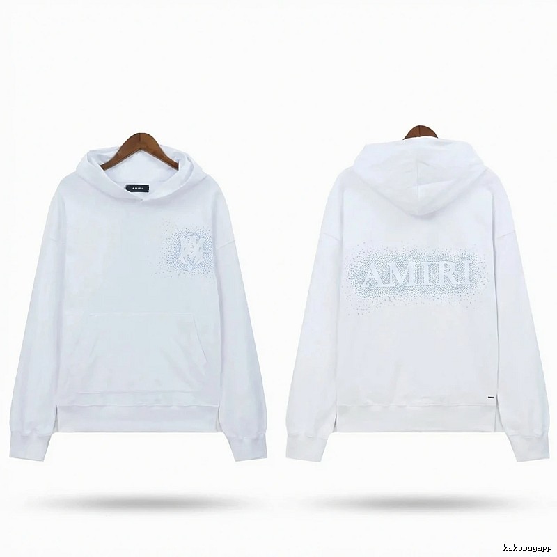 AMIRI Hot Drill Trend Brand White Sweatshirt