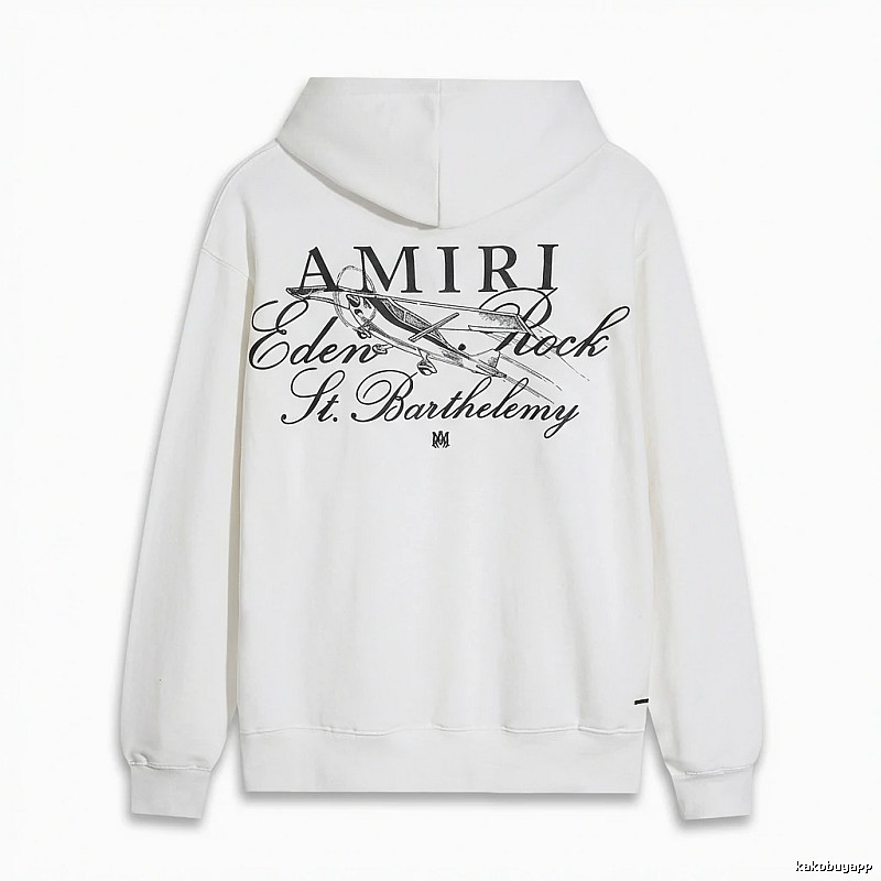 AMIRI Printed Casual White Sweatshirt