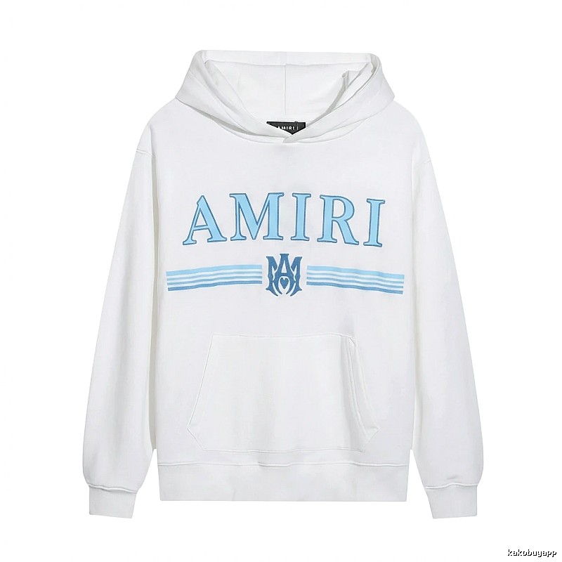 AMIRI simple style white hoodie