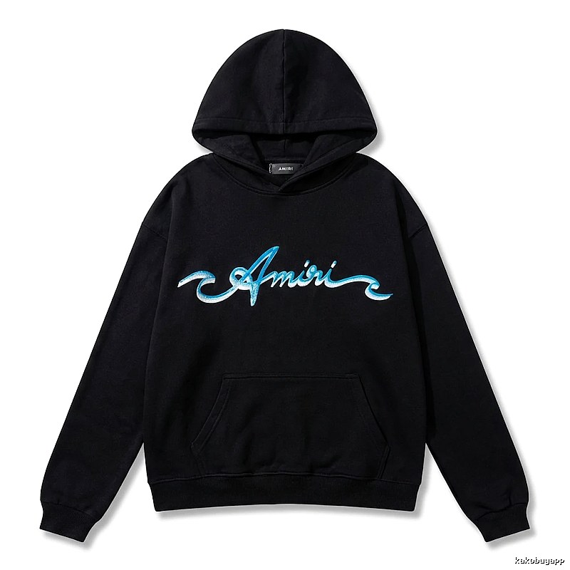 AMIRI Trendy Style Black Hoodie
