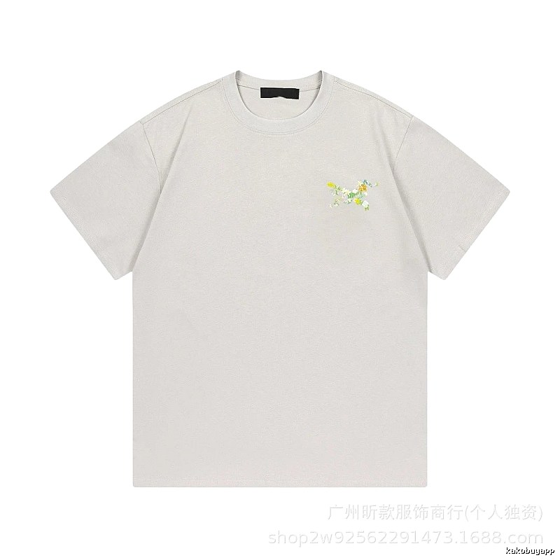 Arc'teryx Casual Light Grey Floral Short-sleeve T-shirt