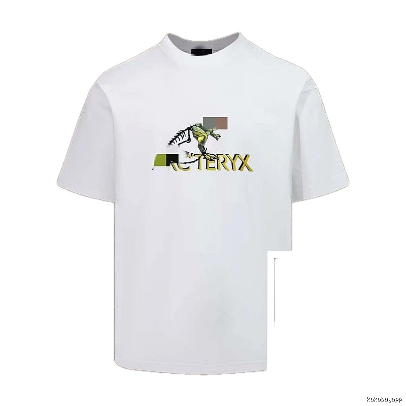 Arc'teryx Dinosaur Print Casual Style White T-Shirt