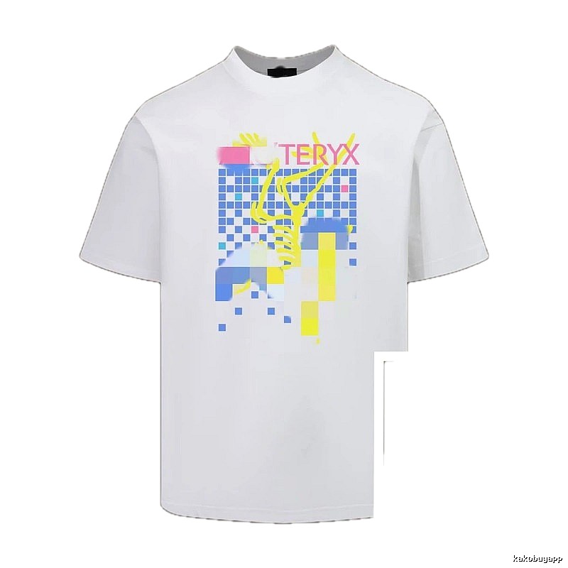 Arc'teryx Pixel Print Trendy Cool Style White T-Shirt