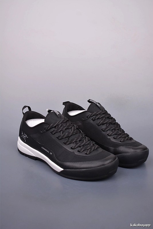 Arc'teryx Trail Sneakers with Technical Upper in Black and White