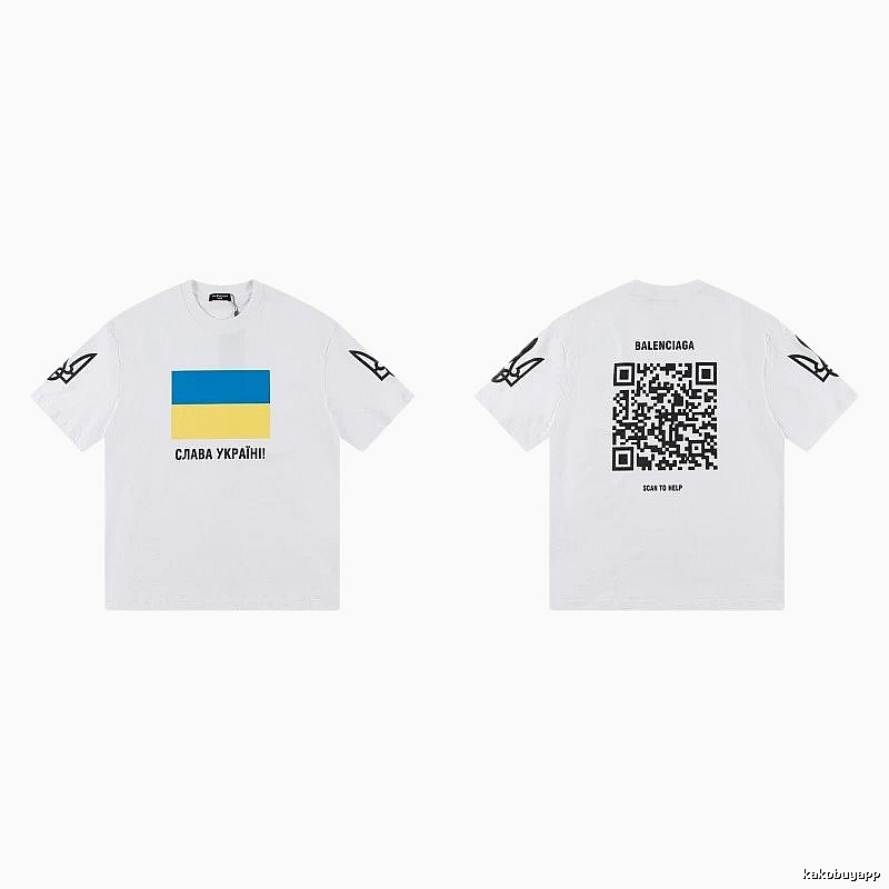 Balenciaga Charity Limited Edition Street Style White T-Shirt