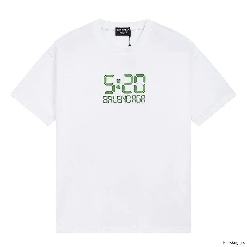 Balenciaga digital-style white T-shirt