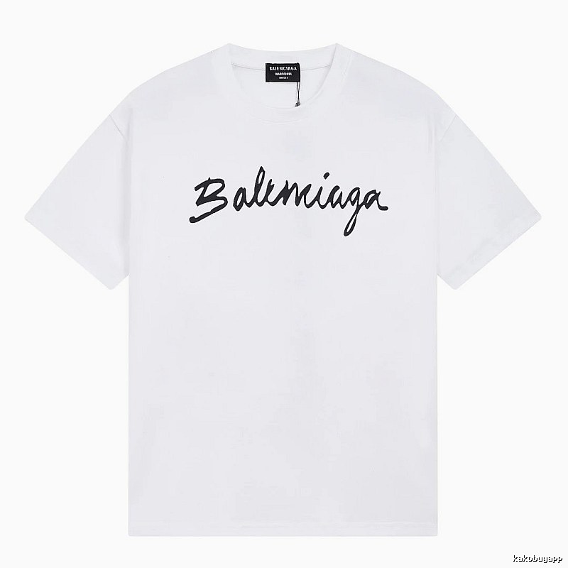 Balenciaga letter simple white T-shirt