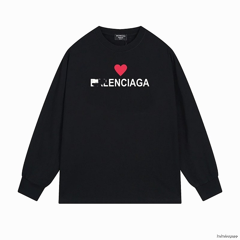 Balenciaga Love Simple Black T-shirt