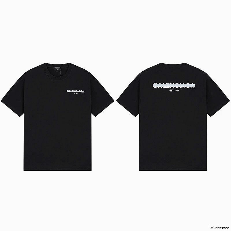 Balenciaga minimalist black T-shirt