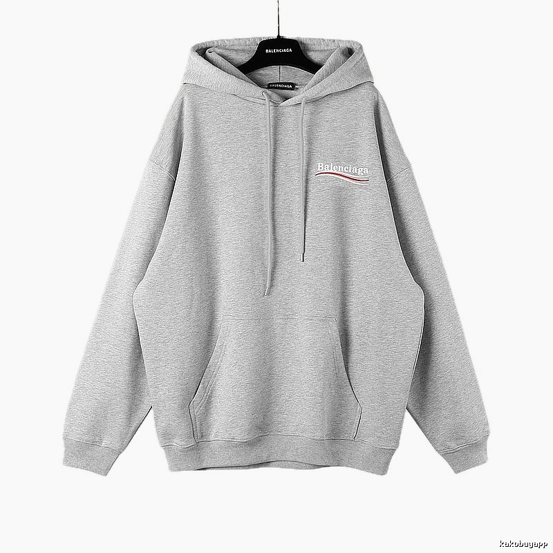 Balenciaga minimalist style grey hoodie